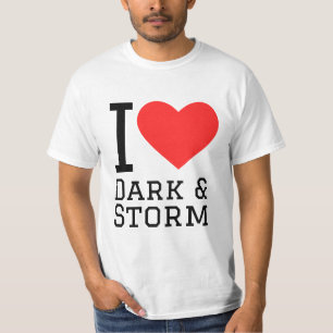 T-shirt J'aime la nuit et la tempête