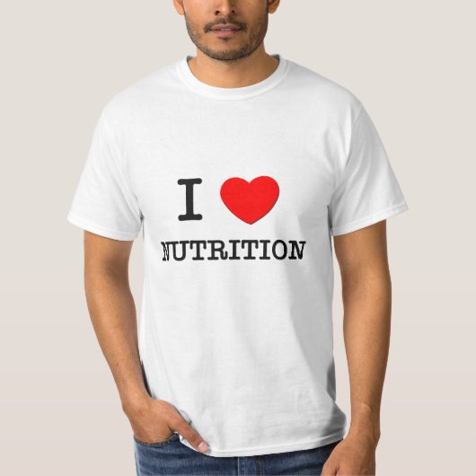 T-shirt J'aime la nutrition (Devant)
