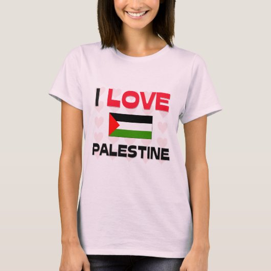T-shirt J'aime la Palestine (Devant)