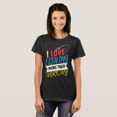 T-shirt J'aime la pêche (Devant entier)