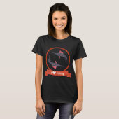 T-shirt j'aime la pêche (Devant entier)
