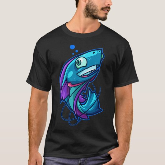 T-shirt J'aime la pêche (Devant)