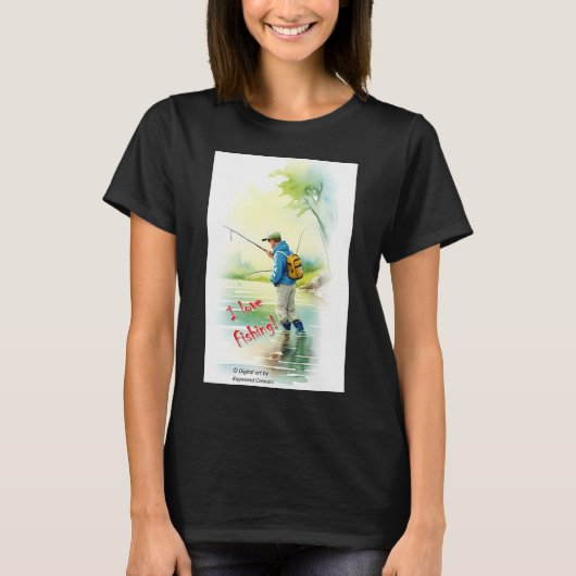 T-shirt J'aime la pêche (Devant)