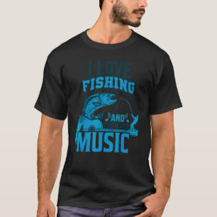 T-shirt J'aime la pêche et la musique country