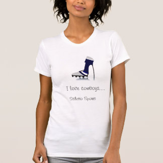 T-shirt J'aime la pièce en t de football faite sur