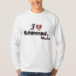 T-shirt J'aime la pièce en t de Muhammad