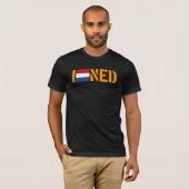T-shirt J'aime la pièce en t de NEDERLANDS (Devant entier)