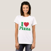 T-shirt J'aime la pizza (Devant entier)