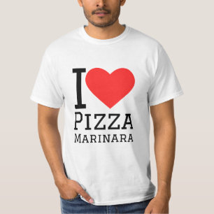 T-shirt J'aime la pizza marinara