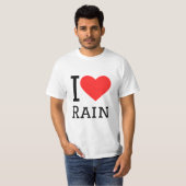 T-shirt J'aime la pluie (Devant entier)