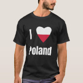 T-shirt J'aime la Pologne (Devant)