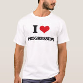 T-shirt J'aime la progression (Devant)