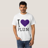 T-shirt J'aime la prune (Devant entier)