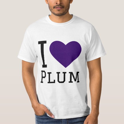 T-shirt J'aime la prune (Devant)