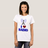 T-shirt J'aime la radio (Devant entier)