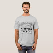 T-shirt J'aime la relation de haine avec les maths (Devant entier)