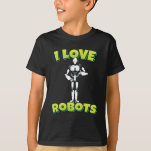 T-shirt J'aime la robotique des robots