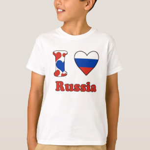 T-shirt J'aime la Russie