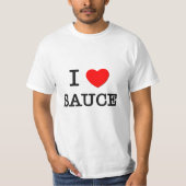 T-shirt J'aime la sauce (Devant)