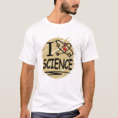 T-shirt J'aime la science (Devant)