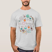 T-shirt J'aime la science (Devant)
