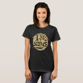 T-shirt J'aime la science (Devant entier)