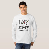 T-shirt J'aime la science (Devant entier)