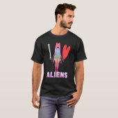 T-shirt J'aime la science-fiction Alien (Devant entier)