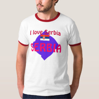 T-shirt J'aime la Serbie