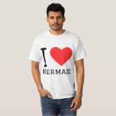 T-shirt J'aime la sirène (Devant entier)
