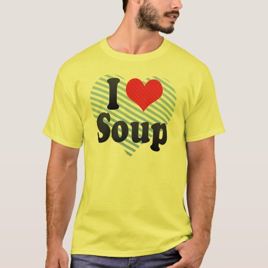 T-shirt J'aime la soupe (Devant)