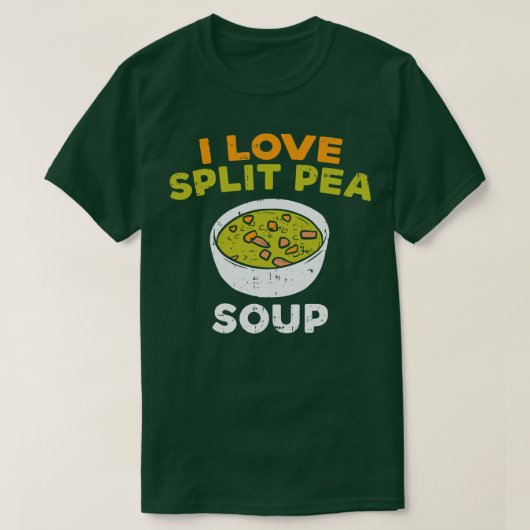 T-shirt J'Aime La Soupe De Pois Split (Design devant)