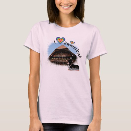 T-shirt J'aime la Suisse (Devant)