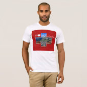 T-shirt J'aime la Suisse (Devant entier)
