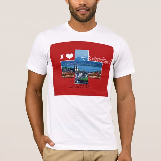 T-shirt J'aime la Suisse (Devant)