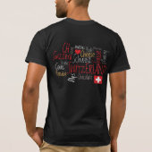 T-shirt J'aime la Suisse - choses préférées suisses (Dos)