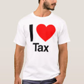 T-shirt j'aime la taxe (Devant)
