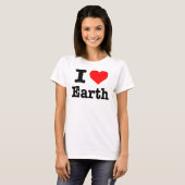 T-shirt "J'aime la Terre" (Devant entier)