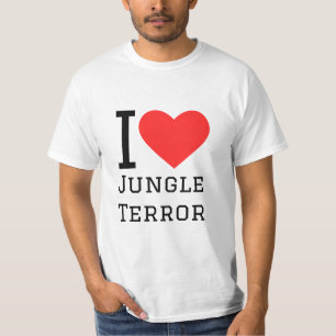 T-shirt J'aime la terreur dans la jungle