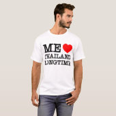T-SHIRT J'AIME LA THAÏLANDE LONGTEMPS (Devant entier)