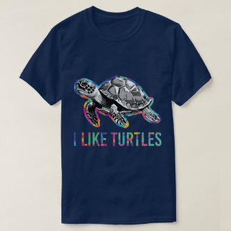 T-shirt J'Aime La Tortue Tortue