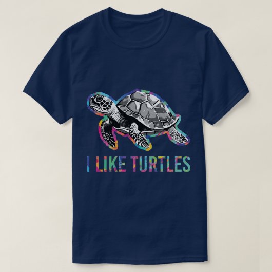 T-shirt J'Aime La Tortue Tortue (Design devant)