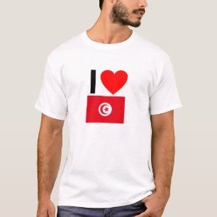 T-shirt j'aime la tunisie