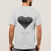 T-shirt J'aime la vie d'objectif de couche-point (Dos)