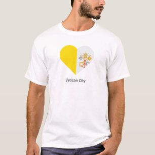 T-shirt J'aime la ville du Vatican