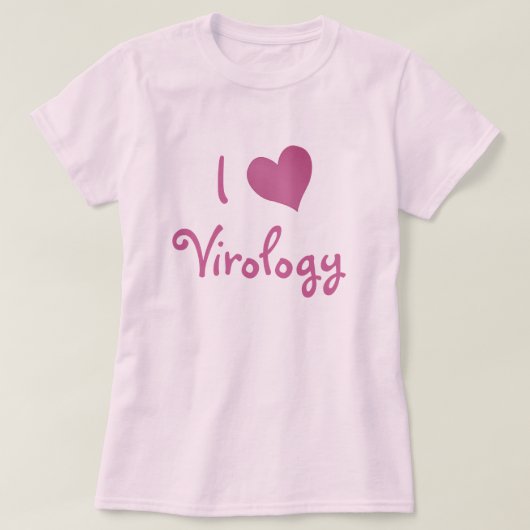 T-shirt J'aime la virologie (Design devant)