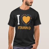 T-shirt J'aime la vitamine D (Devant)