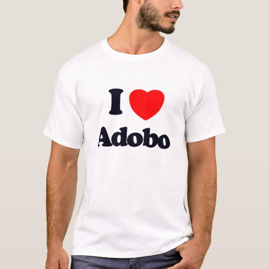 T-shirt J'aime l'adobo (Devant)