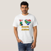 T-shirt J'aime l'Afrique du Sud (Devant entier)