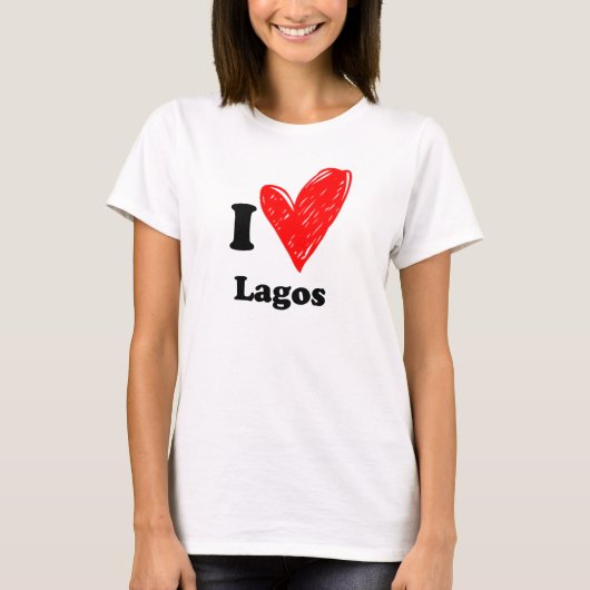 T-shirt J'aime Lagos (Devant)